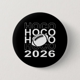Hoco 2026 American Football Homecoming Game Day 2 Inch Round Button