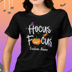 Hocus Focus Halloween Teacher Customizable Tshirt