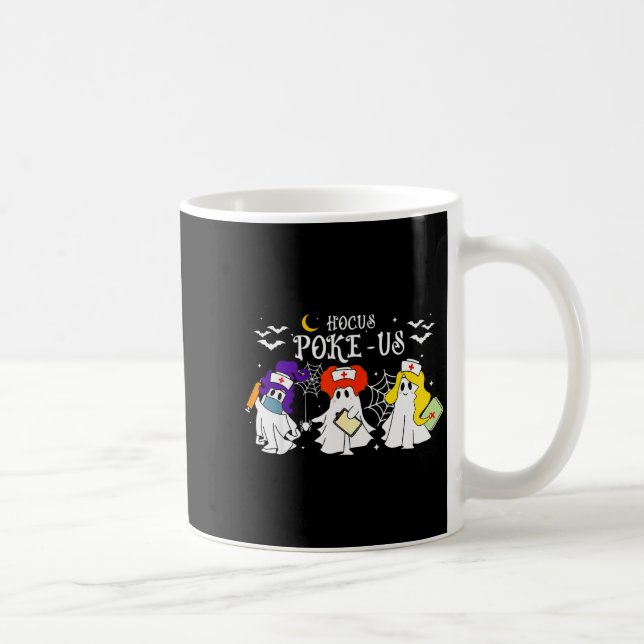 Hocus Ke-us Witch Nurse Halloween Medical Lab Tech Coffee Mug (Right)