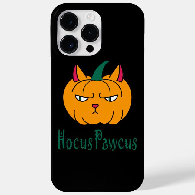 Hocus pawcus Halloween pumpkin ginger cat magic Case-Mate iPhone Case (Back)