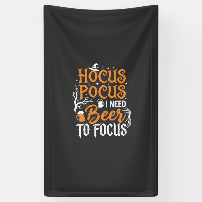 Hocus Pocus Beer Halloween Design_1 Banner (Vertical)