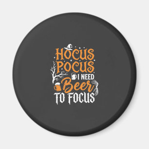 Hocus Pocus Beer Halloween Design_1 Magnet