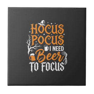 Hocus Pocus Beer Halloween Design_1 Tile