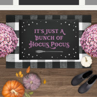 Hocus Pocus Black and Purple Halloween Quote