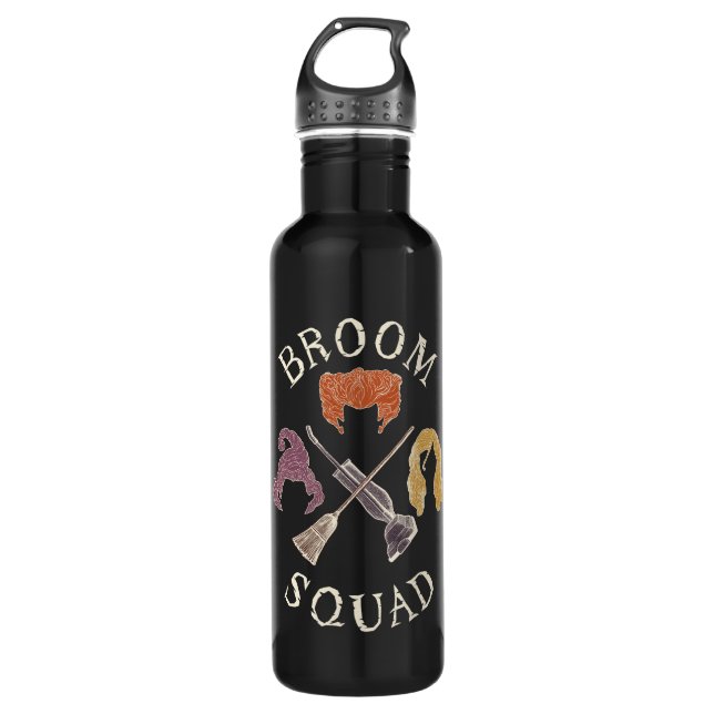 Hocus Pocus Broom Squad Est. 1693 710 Ml Water Bottle (Front)