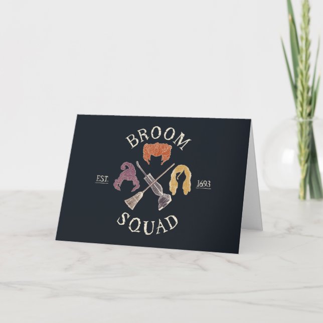 Hocus Pocus Broom Squad Est. 1693 Card (Front)