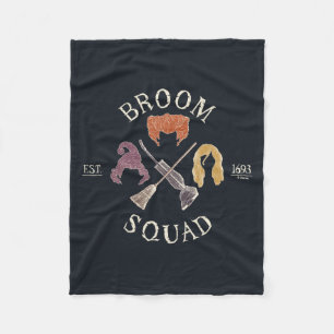 Hocus Pocus Broom Squad Est. 1693 Fleece Blanket