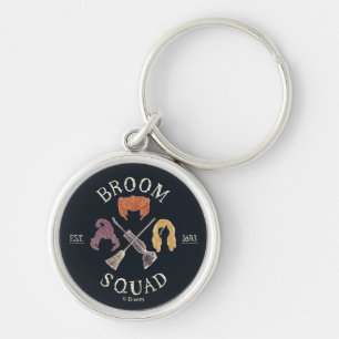 Hocus Pocus Broom Squad Est. 1693 Keychain