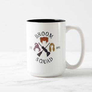 Hocus Pocus Broom Squad Est. 1693 Two-Tone Coffee Mug