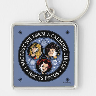 Hocus Pocus Calming Circle Spellbound Fun Keychain