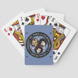Hocus Pocus Calming Circle Spellbound Fun Playing Cards