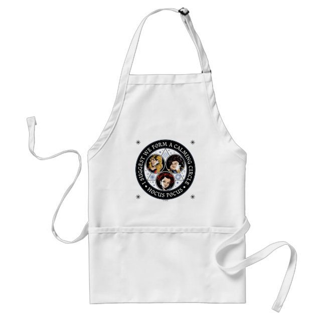 Hocus Pocus Calming Circle Spellbound Fun Standard Apron (Front)