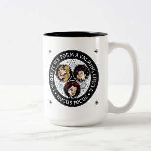 Hocus Pocus Calming Circle Spellbound Fun Two-Tone Coffee Mug