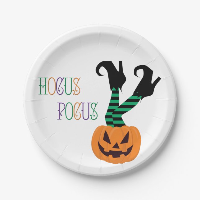 Hocus Pocus Chocolate   Paper Plate (Front)