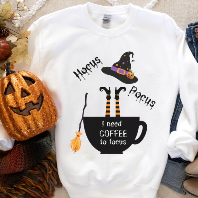 Hocus Pocus Coffee to Focus Halloween sweatshirt (Creator Uploaded)