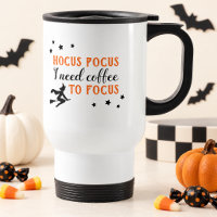 Hocus Pocus Coffee To Focus Orange Halloween
