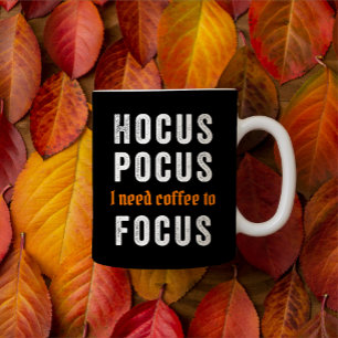 Hocus Pocus Focus Cute Funny Halloween Coffee Mug