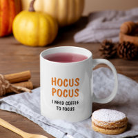 Hocus Pocus Funny Halloween Quote | Orange