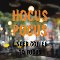 Hocus Pocus Funny Halloween Quote | Orange