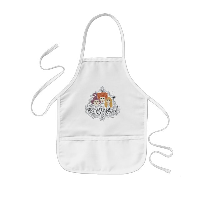 Hocus Pocus Gather 'Round Sisters Kids Apron (Front)