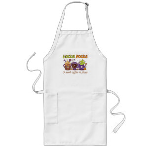 Hocus Pocus - I Need Coffee To Focus Long Apron