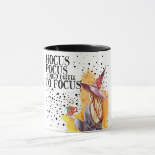 Hocus Pocus I Need Coffee To Focus Mug