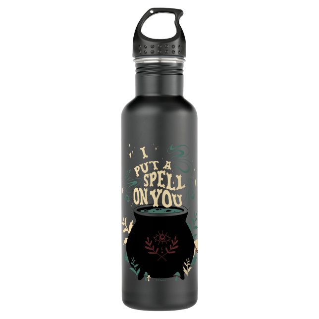 Hocus Pocus I Put a Spell on You Cauldron 710 Ml Water Bottle (Front)