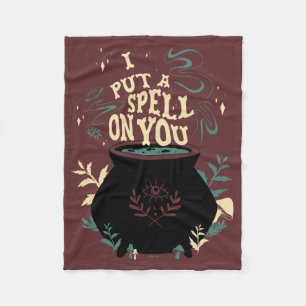 Hocus Pocus I Put a Spell on You Cauldron Fleece Blanket
