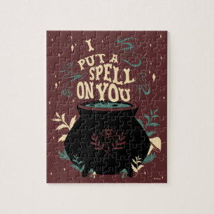 Hocus Pocus I Put a Spell on You Cauldron Jigsaw Puzzle
