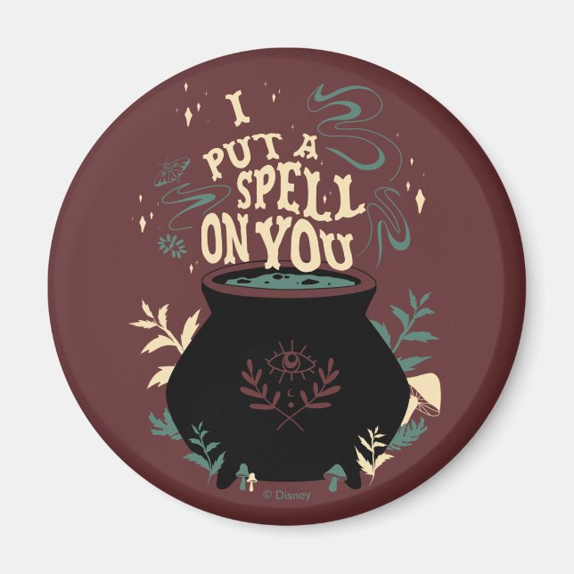 Hocus Pocus I Put a Spell on You Cauldron Magnet (Front)