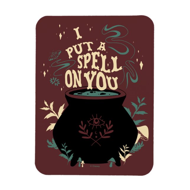 Hocus Pocus I Put a Spell on You Cauldron Magnet (Vertical)