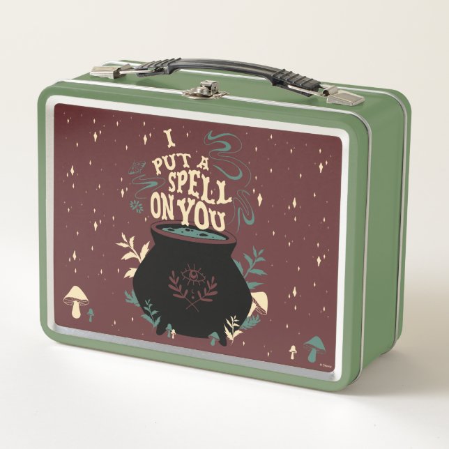 Hocus Pocus I Put a Spell on You Cauldron Metal Lunch Box (Front)