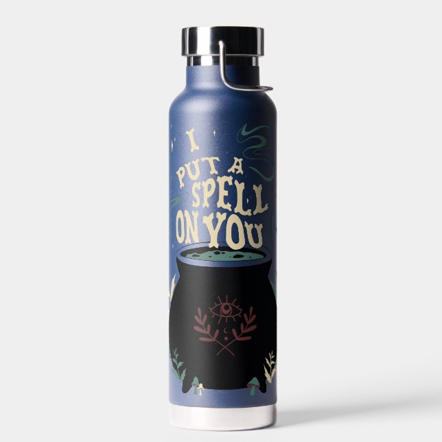 Hocus Pocus I Put a Spell on You Cauldron Water Bottle (Left)