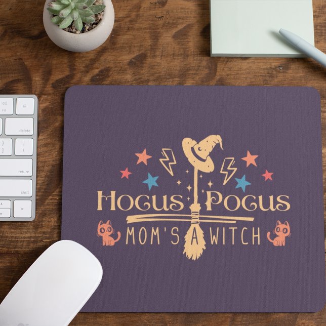 Hocus Pocus Mom's a Witch Mouse Pad (Hocus Pocus, Mom's a Witch Mousepad Cover from The Beekeeper Store)