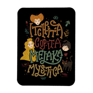 Hocus Pocus Mystical Spell Incantation Magnet