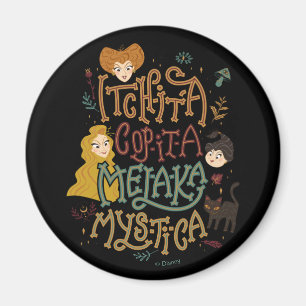 Hocus Pocus Mystical Spell Incantation Magnet