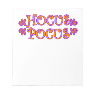Hocus Pocus Notepad