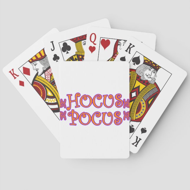 Hocus Pocus Playing Cards (Back)