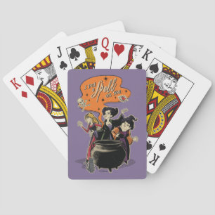 Hocus Pocus Retro Spellcasting Cauldron Playing Cards