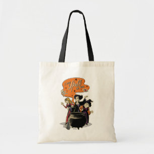 Hocus Pocus Retro Spellcasting Cauldron Tote Bag