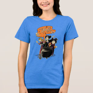 Hocus Pocus Retro Spellcasting Cauldron Tri-Blend Shirt