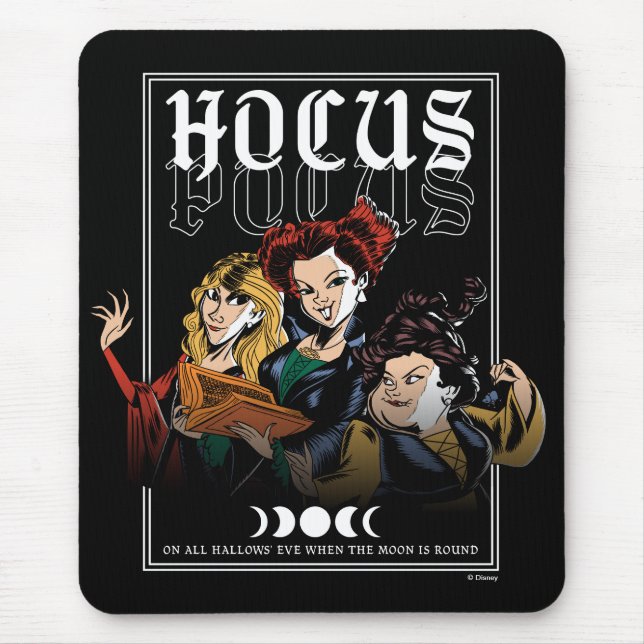 Hocus Pocus Sanderson Curse Mouse Pad (Front)
