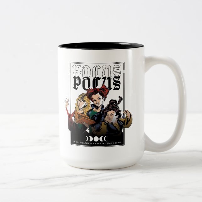 Hocus Pocus Sanderson Curse Two-Tone Coffee Mug (Right)