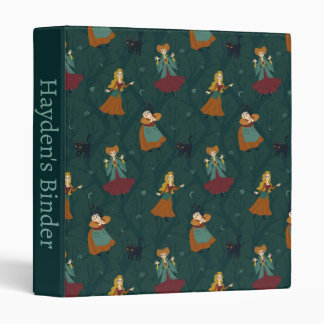 Hocus Pocus Sanderson Sisters Forest Pattern Binder