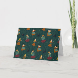 Hocus Pocus Sanderson Sisters Forest Pattern Card
