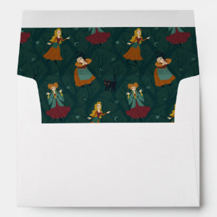 Hocus Pocus Sanderson Sisters Forest Pattern Envelope