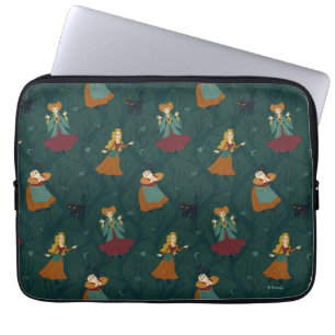 Hocus Pocus Sanderson Sisters Forest Pattern Laptop Sleeve
