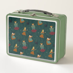 Hocus Pocus Sanderson Sisters Forest Pattern Metal Lunch Box