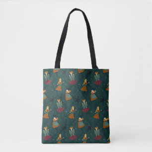 Hocus Pocus Sanderson Sisters Forest Pattern Tote Bag