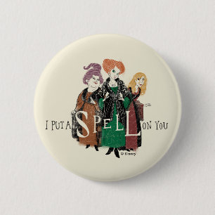 Hocus Pocus Sanderson Sisters Spellbound 2 Inch Round Button